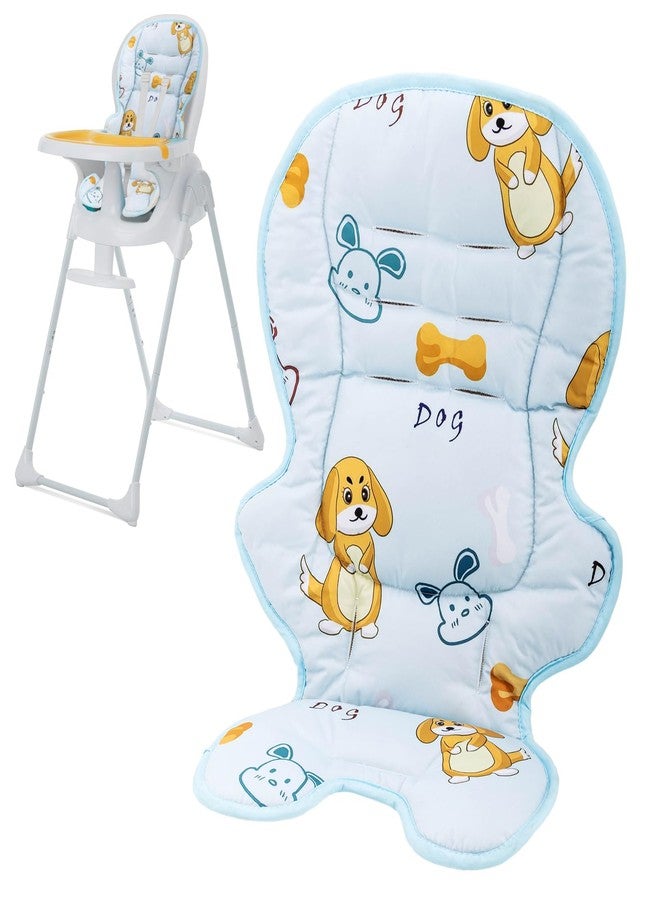 Runhike High Chair Cover Replacement Compatible with Fisher Price Space Saver,Seat Cushion with Anti-Slip Pad in Back,Spill-Proof High Chair Cover Compatible with Fisher Price - Image 1